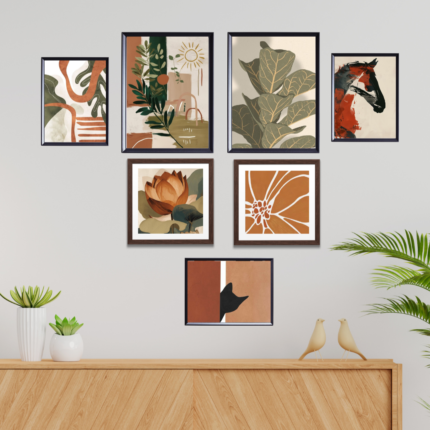 Modern Flow – 7 Frame Abstract Collection